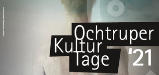 Flyerbild der Kulturtage mit Aufschrift, Logo und Ausschnitt aus einem Bild der Künstlerin Sabine Kippelt