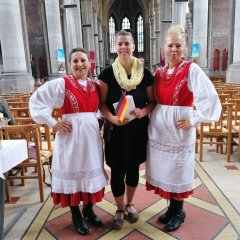 Einige Städtevertreter waren in ihren traditionellen Trachten zum Gottesdienst gekommen.