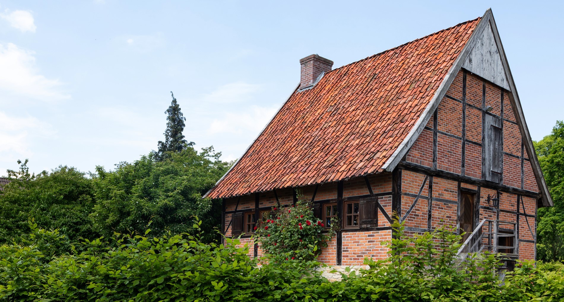 Alter Spieker in Langenhorst mit Giebel
