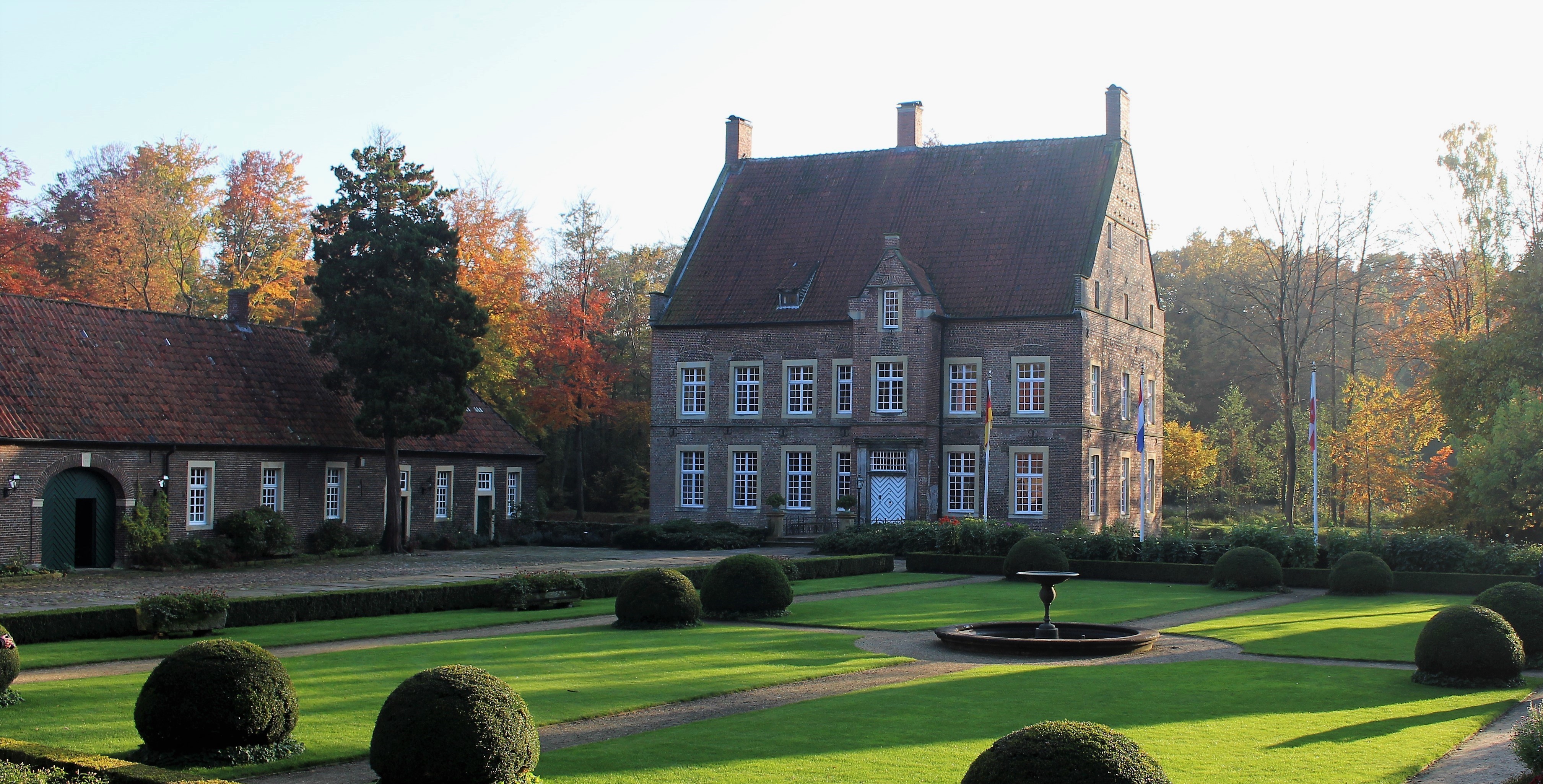 Haus Welbergen mit Gartenanlage