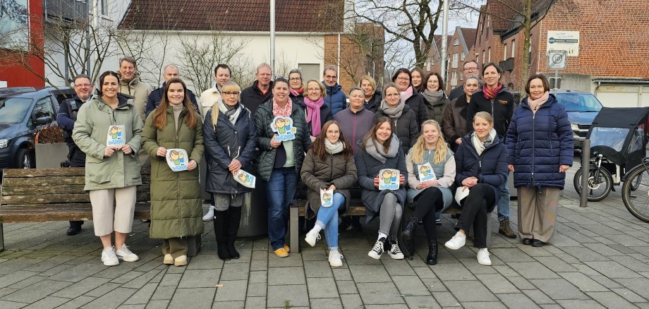 Sie sehen: eine Personengruppe