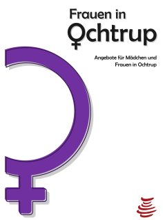 Sie sehen: das Cover der Frauenbroschüre mit Text und dem Frauenzeichen