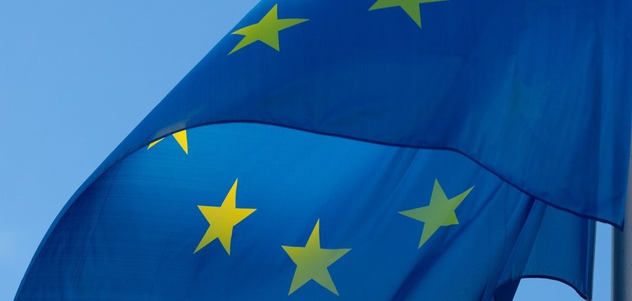 Sie sehen: die Europaflagge