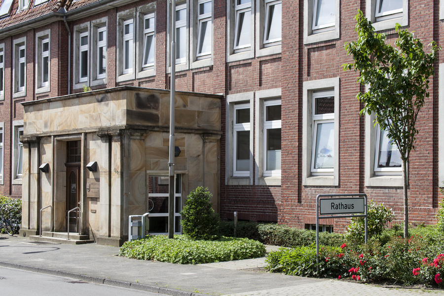 Haupteingang des Rathauses