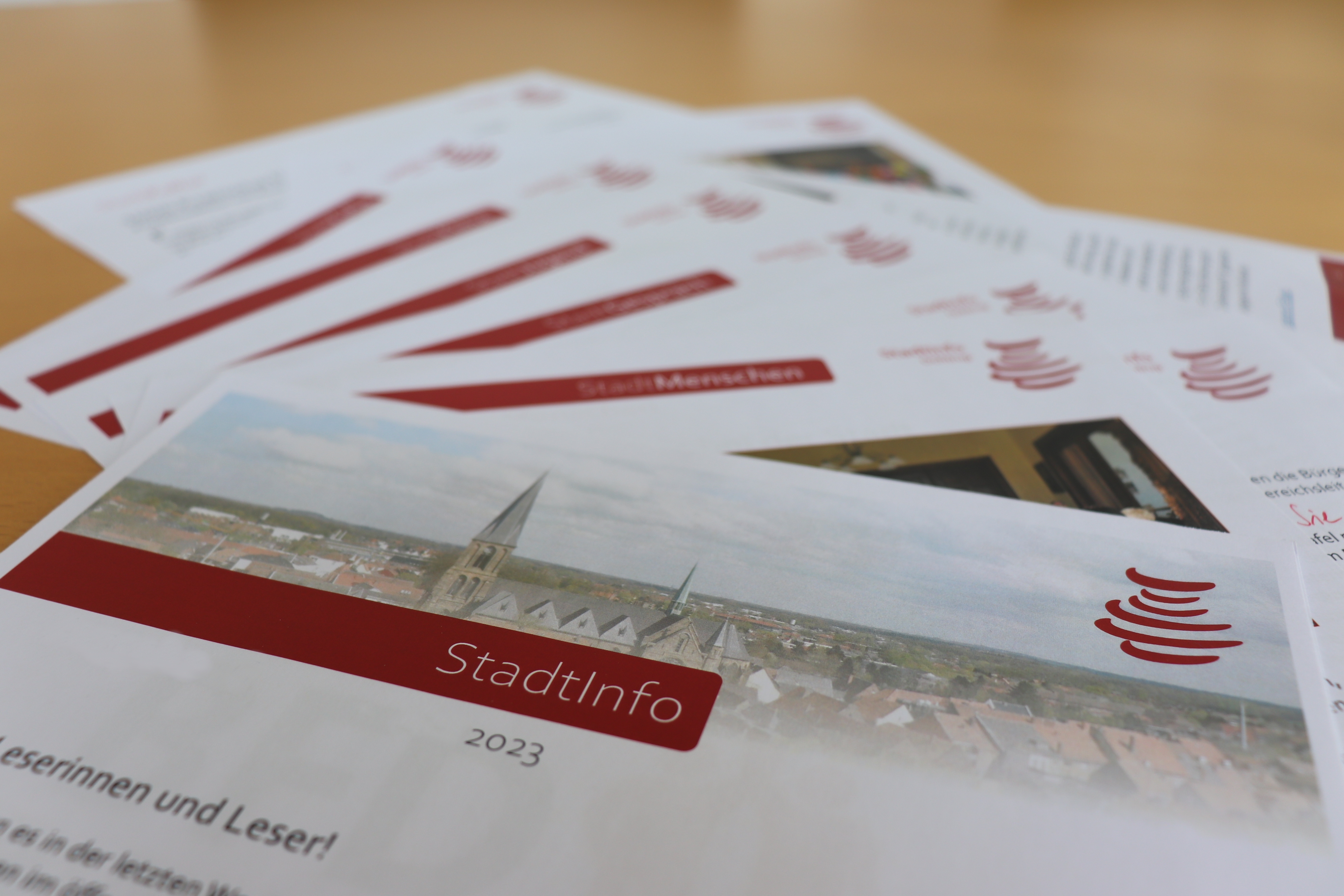 Sie sehen: Titelseite des Newsletters StadtInfo